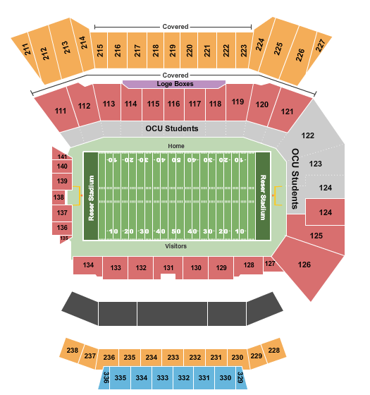 Reser Stadium Oregon State Seating Chart